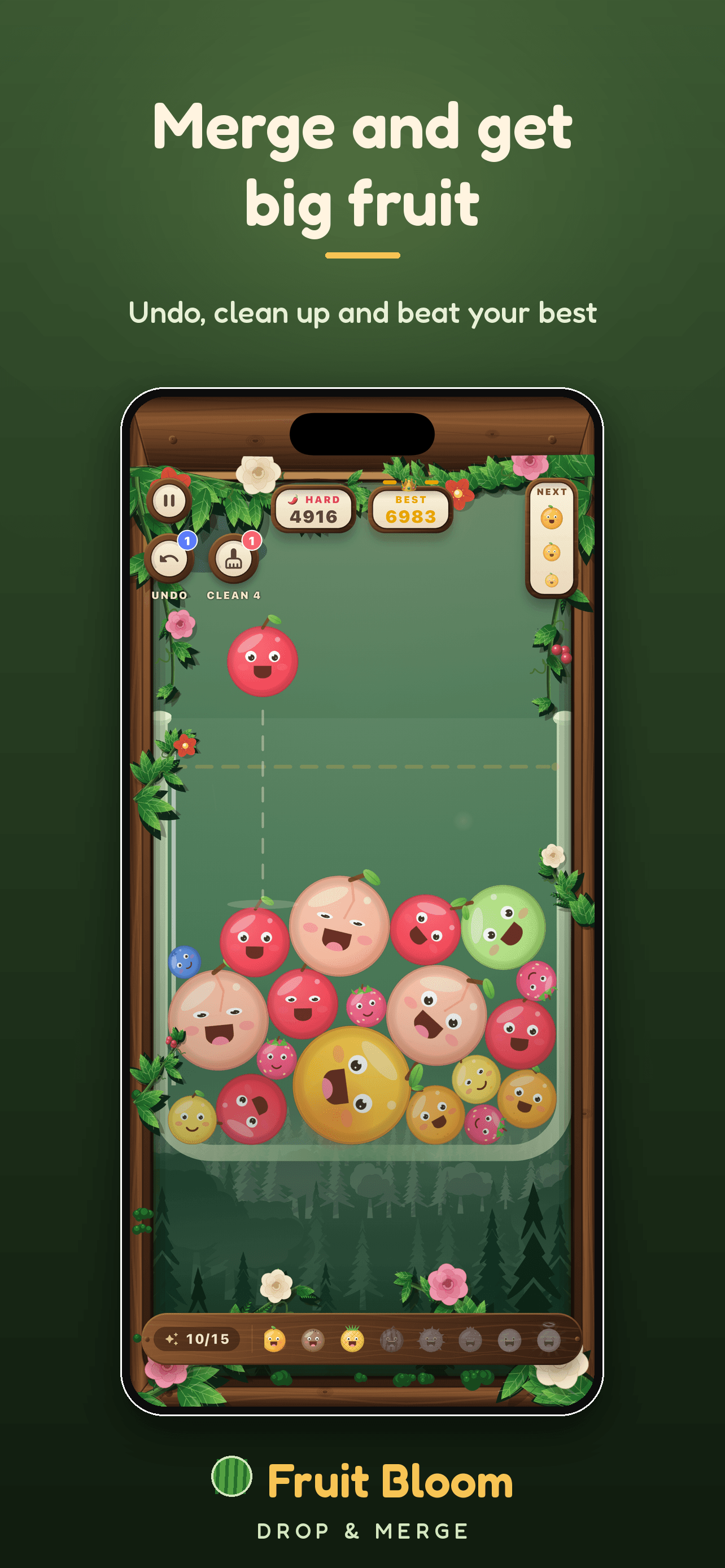 Fruit Bloom: Drop and Merge screenshot 2