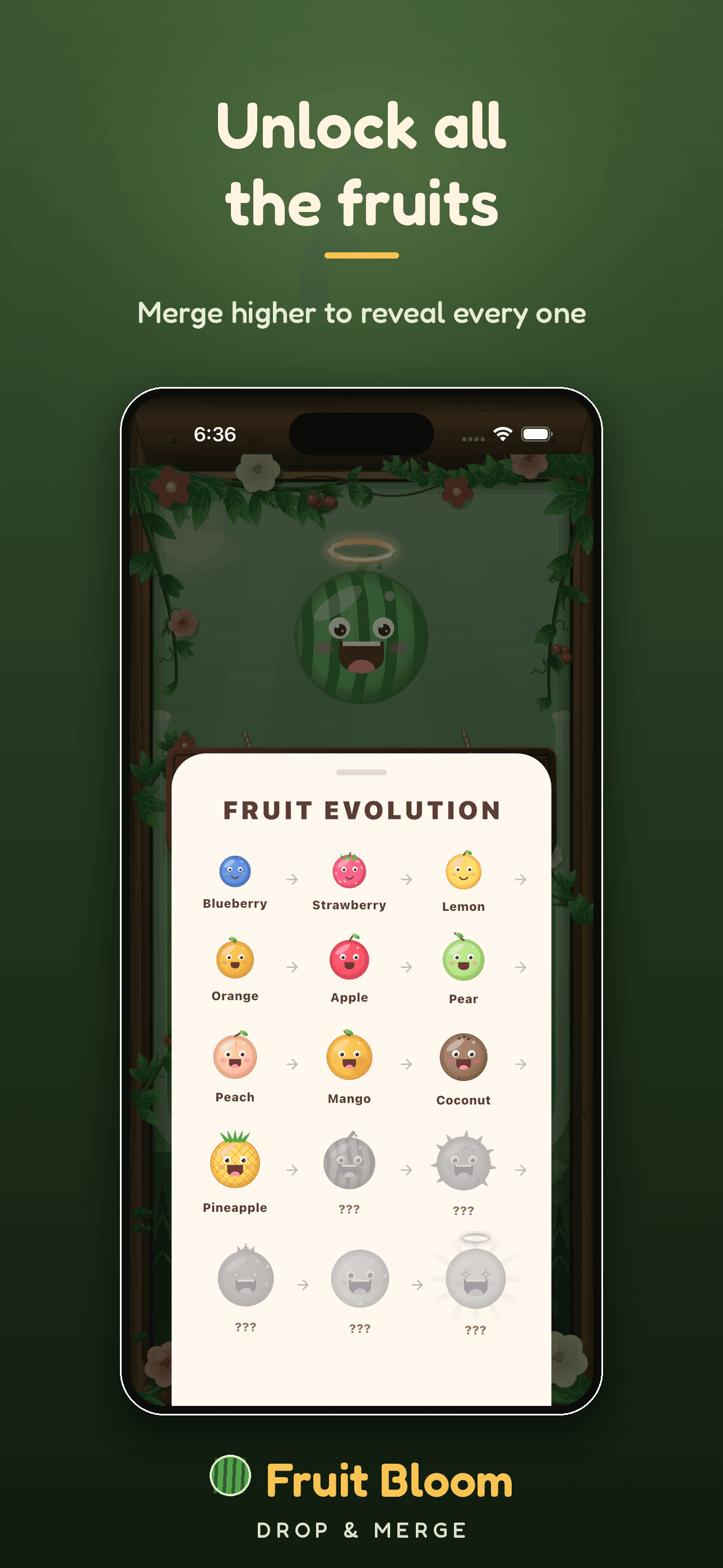Fruit Bloom: Drop and Merge screenshot 3