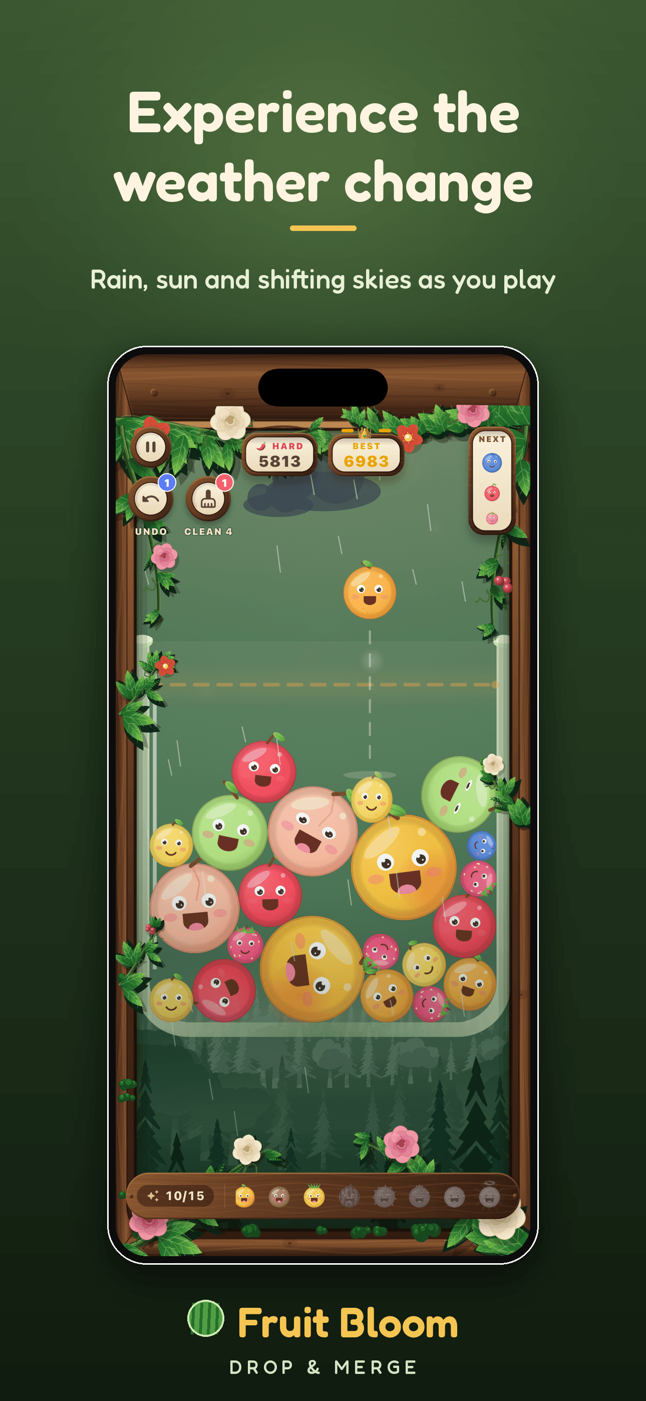 Fruit Bloom: Drop and Merge screenshot 4
